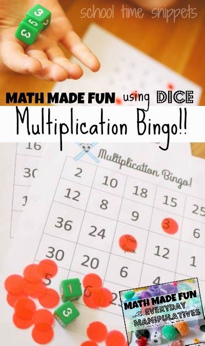 Multiplication Facts Made Fun With Bingo School Time