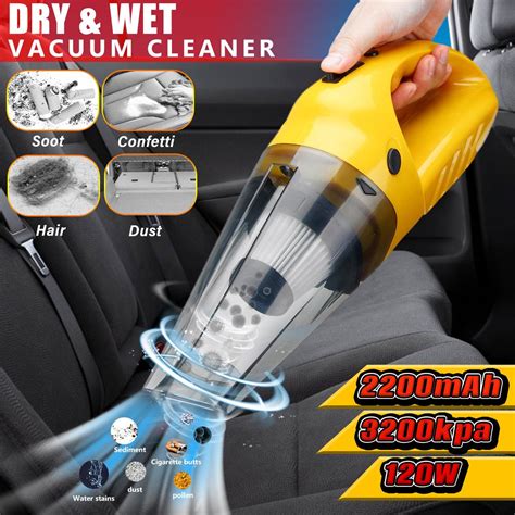 buy warmtoo 120w 12v wet dry vaccum cleaner portable cordless handheld