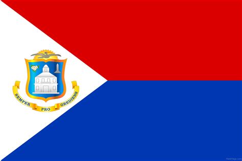 National Flag Of Sint Maarten Rankflags Com Collection Of Flags