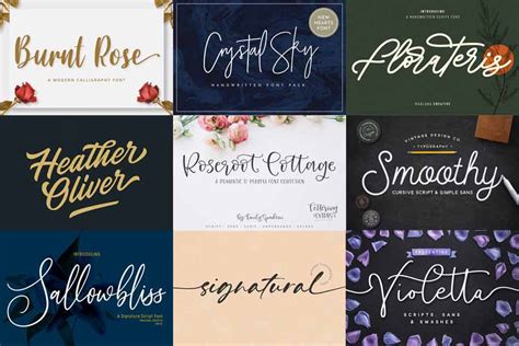 10 Best Cursive Fonts For Logos And Branding