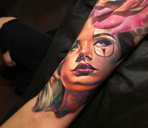 Gangsta Girl Tattoo By Sergey Shanko Post 28115