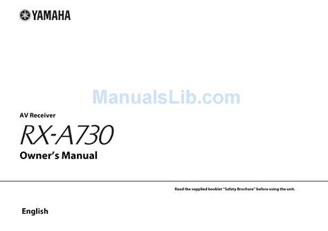 Rx A830 Manual