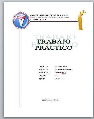 The Front Cover Of A Document With An Image Of A Statue On It In Spanish