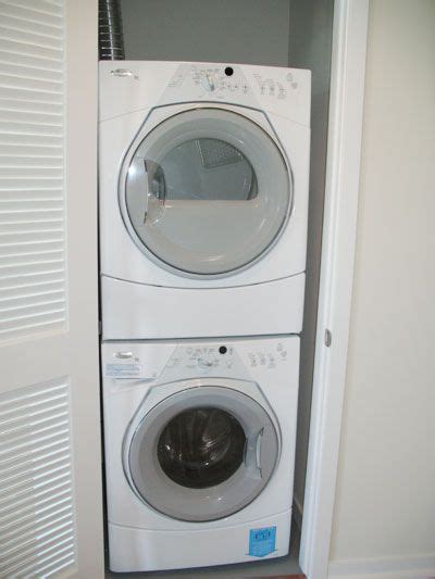 The right model for you will depend on how many loads of laundry you generally do. Full Size Stackable Washer & Dryer @Amy Lyons Peterson ...