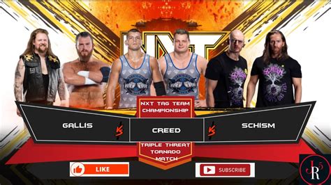 Nxt Triple Threat Tornado Tag Nxt Tag Team Championship Match Wwe2k23