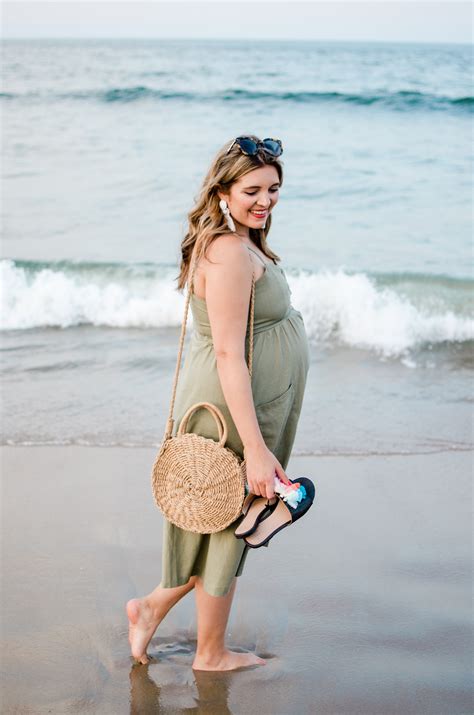 Maternity Summer Outfit Dress By Lauren M