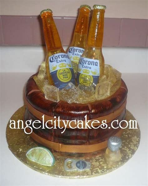 Our 4th Corona Sugar Beer Bottle Cake
