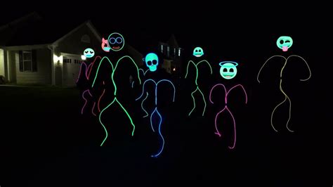 Glowcitys Amazing Light Up Stick Figure Costumes Stick Figure