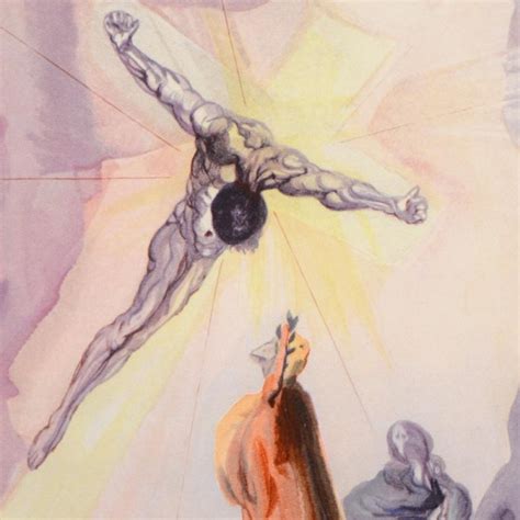 Salvador Dali The Apparition Of Christ Sold Out Limited Edition 8x10