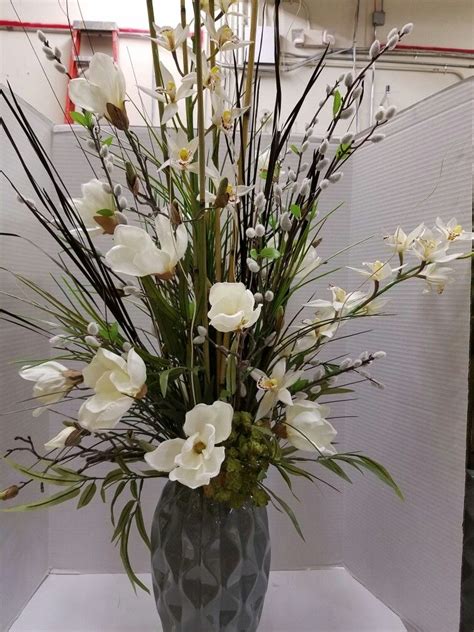 Tall Arrangement For Your Home Or Business Entryway With Cream And