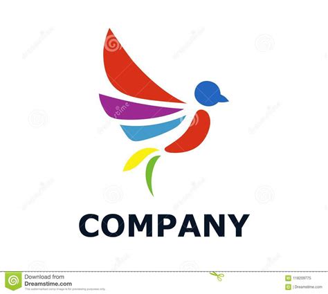 Bird Logo Design 3 Stock Vector Illustration Of Company