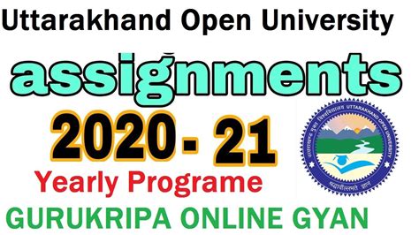 Uou Assignment 2021 Uttarakhand Open University Assignment Babcomma