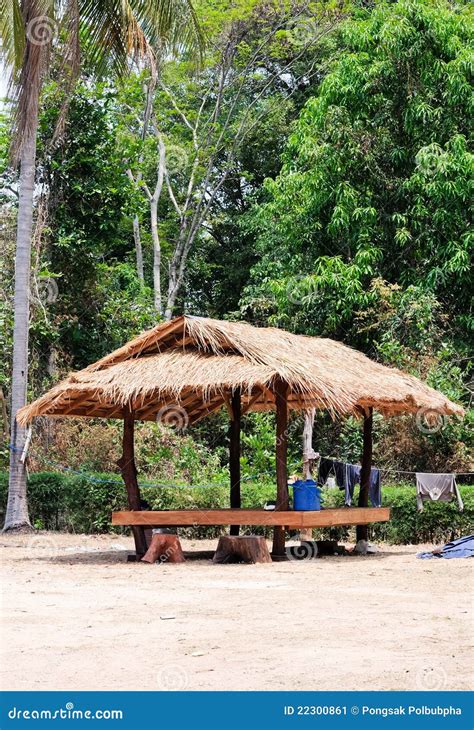 Traditional Thai Living Hut Stock Image Image Of Roof Living 22300861