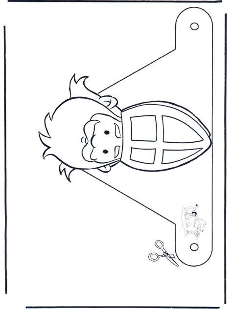 Bekijk het product online of kom naar één van onze winkels. Vlaggetje Sint 1 - Knutselen Sint | Knutselen sinterklaas ...