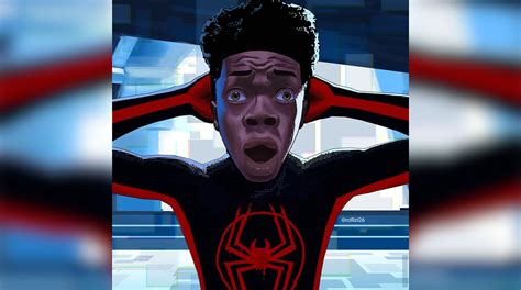 what is the shocked miles morales meme and what is it inspired by the redraw meme format from