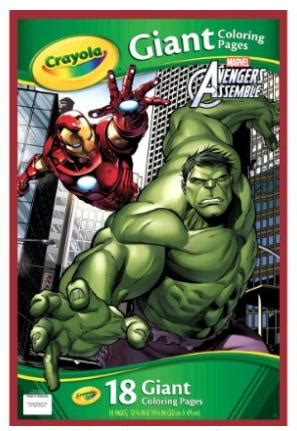 Fancy hands colors a picture of hulk and iron man from the the crayola giant coloring book and brings the picture to life. Amazon: Crayola Avengers Assemble Giant Coloring Pages ...