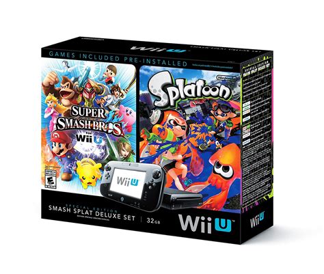Wii U Super Smash Bros And Splatoon Bundle Special