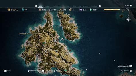 Assassin S Creed Odyssey S Hidden Historical Locations Map Is Stuffed