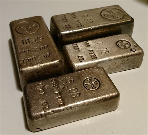 Silver ingots | Silver ingot, Silver bullion, Silver bars