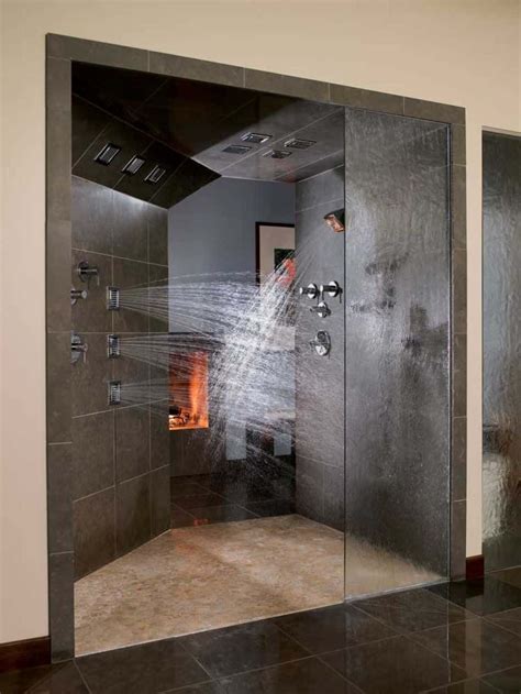Bathroom Multiple Shower Heads Dream Bathrooms Bathroom Design Bathroom Inspiration