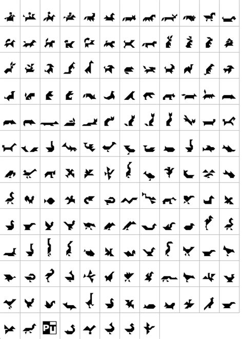 Sie suchen den besten sale? Tangram Animals | FontShop | Tangram printable, Tangram ...