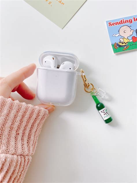 Korean Soju Alcohol Clear Airpod Case And Airpods Pro Etsy