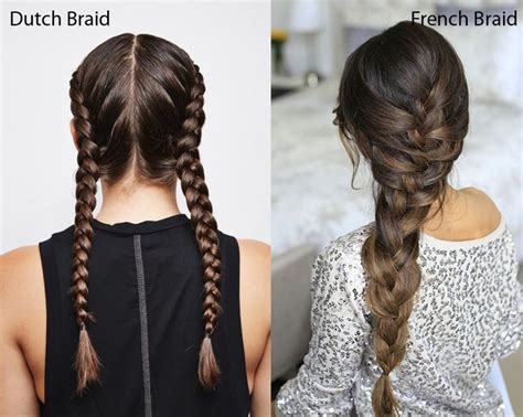 dutch braid vs french braid what are the differences braided hairstyles dutch braid
