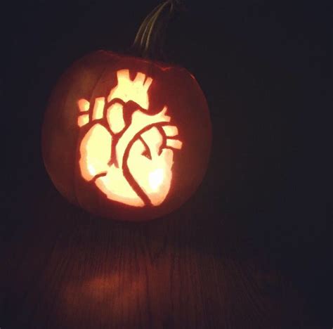 Heart Pumpkin Carving Pattern Trendedecor