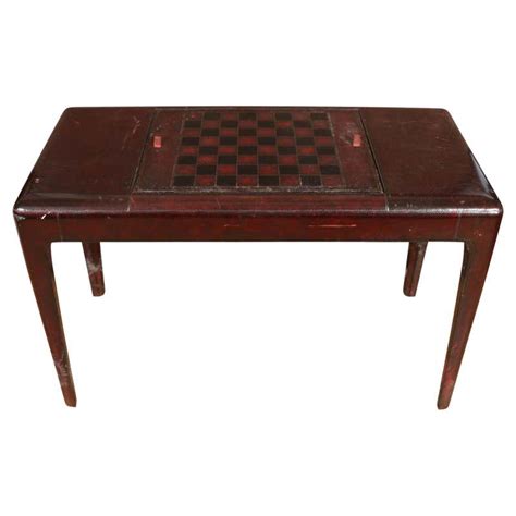 Antique 19th Century Dutch Marquetry Games Table Backgammon Chess And