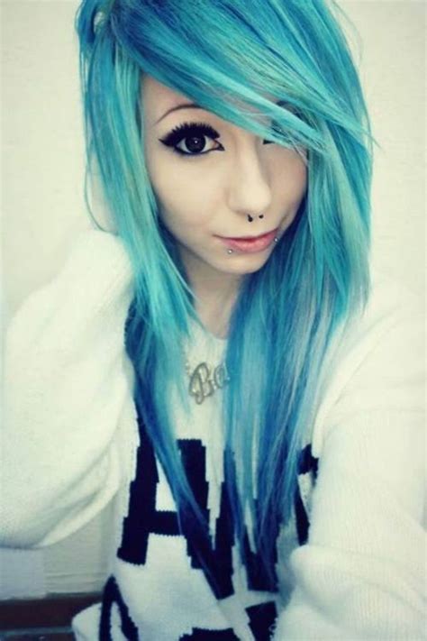 36 top photos blue hair emo haircut hairstyles emo girl with black and blue hair bynalynapomyh
