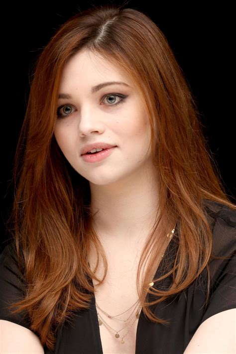 India Eisley Sexy Braless At The Press Conference For I Am The Night