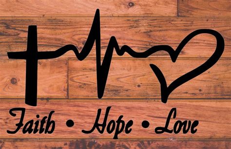 Faith Hope Love Svg Png File Etsy
