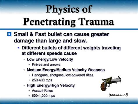 Ppt Penetrating Trauma Powerpoint Presentation Free Download Id