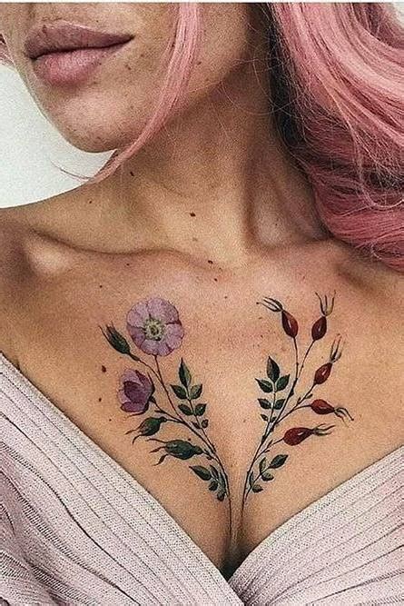 Pin On Chest Tattoos For Girls