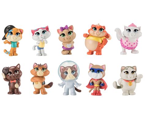 44 Cats Flowpack With Fig 44 Cats Cuddly Toys Figurines And
