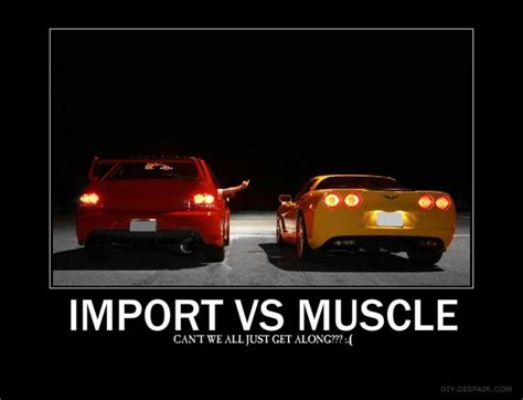 Muscle Cars Vs Import Cars Hubpages