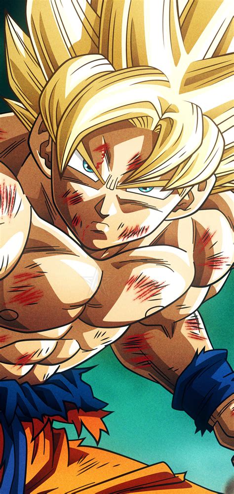 1080x2280 Super Saiyan Son Goku Dragon Ball Z 4k One Plus 6huawei P20honor View 10vivo Y85