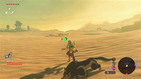 Zelda Breath Of The Wild Exploring Gerudo Desert Gameplay Youtube