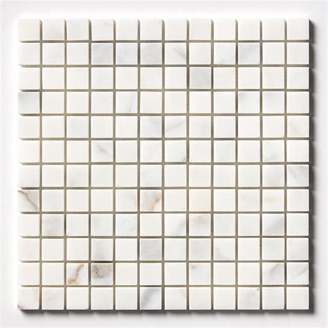 Calacatta Gold Royal Honed 1x1 Marble Mosaic 12x12x38 Marble