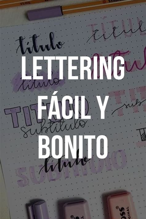 Lettering Facil Y Bonito Letras Bonitas Y Faciles Ideas De