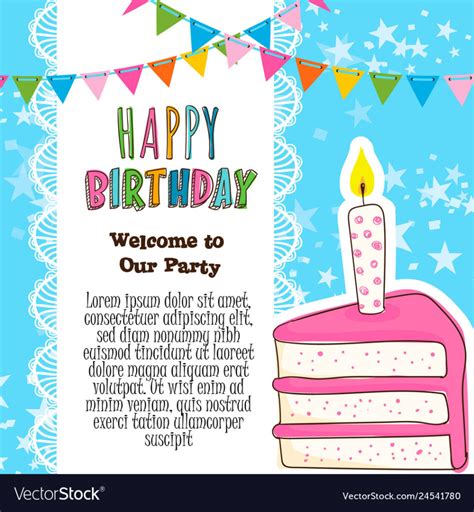 Birthday Card Invitations : sample birthday invitations cards psd