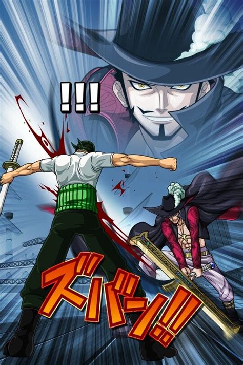 Zoro To Mihawk Manga Anime The Manga Anime Guys Zoro One Piece One