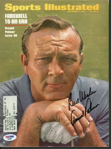 Lot Detail Arnold Palmer Near Mint Signed 1969 Sports Illustrated