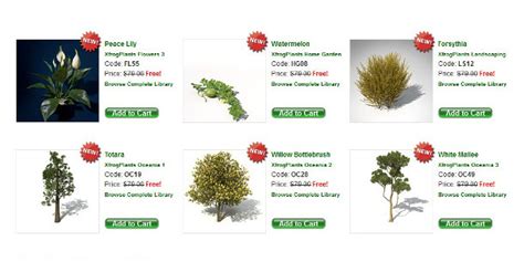 Download 165 New Xfrog 3d Plant Models For Free Cg Channel