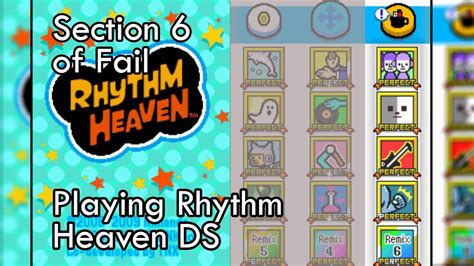 Rhythm Heaven Ds Section 6 Fail Youtube