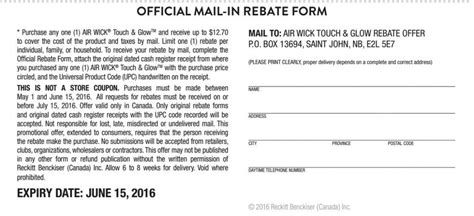 Advance Auto Mail In Rebates