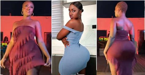 Hajia Bintu Tiktoker Flaunts Her Curvy Look In Public Men Go Wild Over Video I Can Leave My