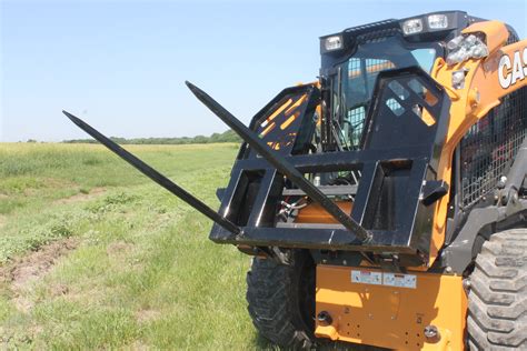 Skid Steer Bale Spear Double L Manufacturing