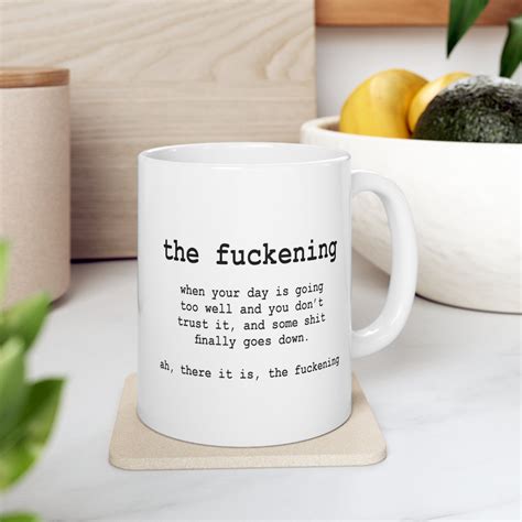 The Fuckening Definition 11 Oz Coffee Mug A61 Etsy