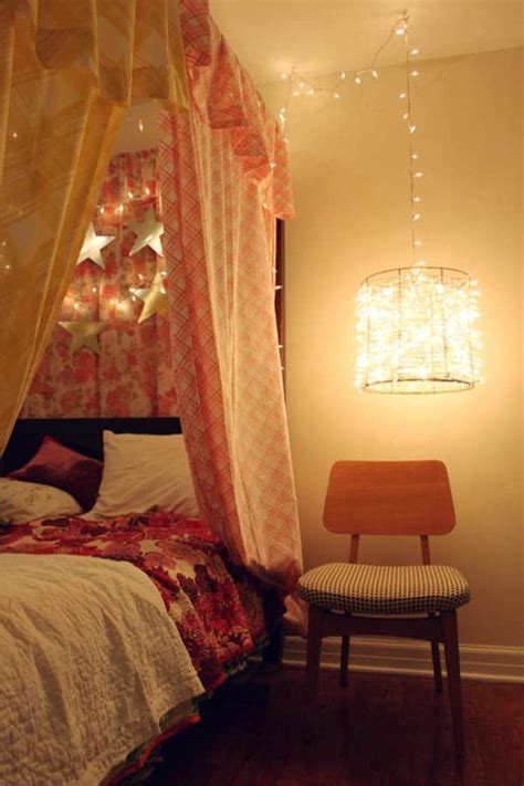 Your bedroom is lovely, as well as glamorous. 66 Inspiring ideas for Christmas lights in the bedroom